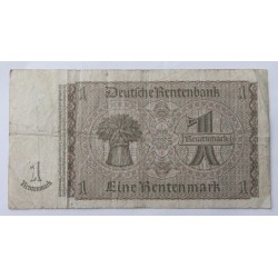 1 Rentenmark - 1 RM / 1937 D (v/B) / * 3/3