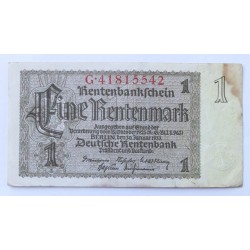 1 Rentenmark - 1 RM / 1937...