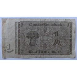 1 Rentenmark - 1 RM / 1937 H (v/B) / * 3/3