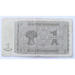 1 Rentenmark - 1 RM / 1937 K (v/B) / * 3/3