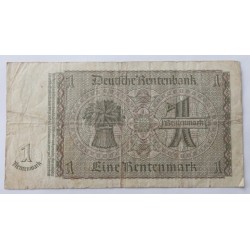 1 Rentenmark - 1 RM / 1937 O (v/B) / * 3/3