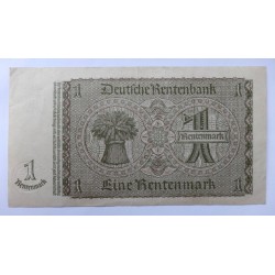 1 Rentenmark - 1 RM / 1937 S (v/B) / * 1/1