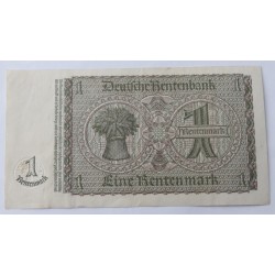 1 Rentenmark - 1 RM / 1937 S (v/B) / * 1/1