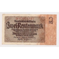 2 Rentenmark - 2 RM / 1937...