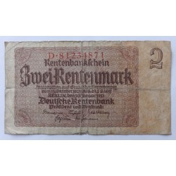 2 Rentenmark - 2 RM / 1937...