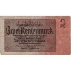 2 Rentenmark - 2 RM / 1937...