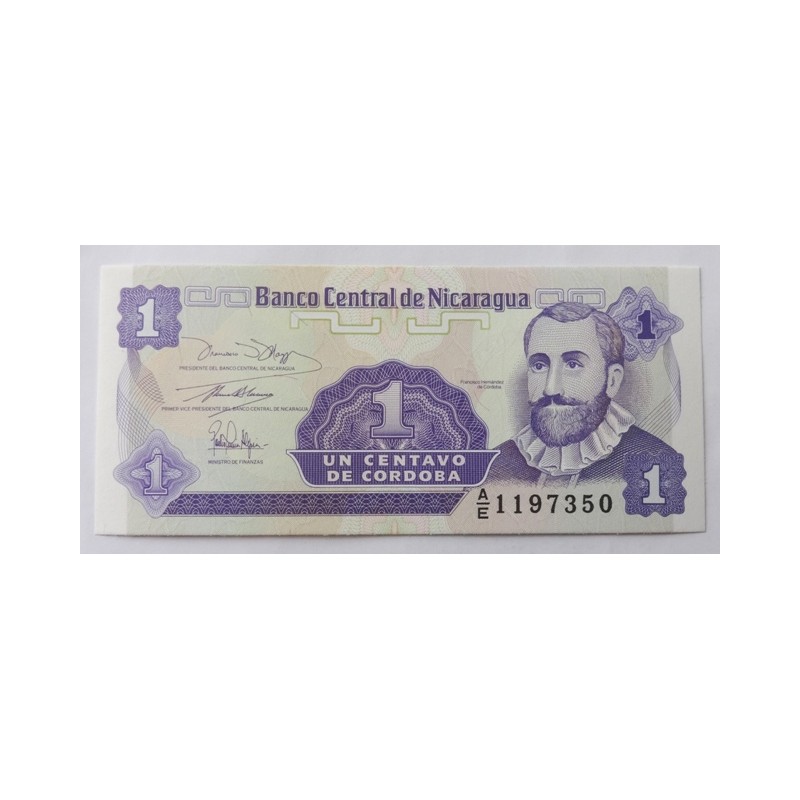 1 Centavo - 1 c (Nikaragua) / 1991 AE / UNC /