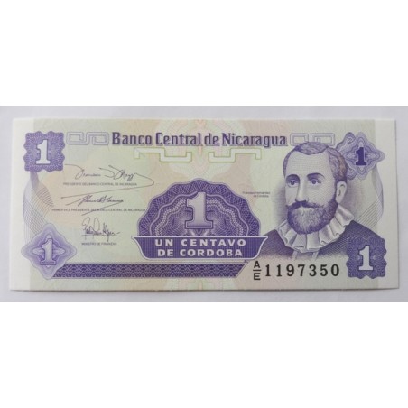 1 Centavo - 1 c (Nikaragua) / 1991 AE / UNC /