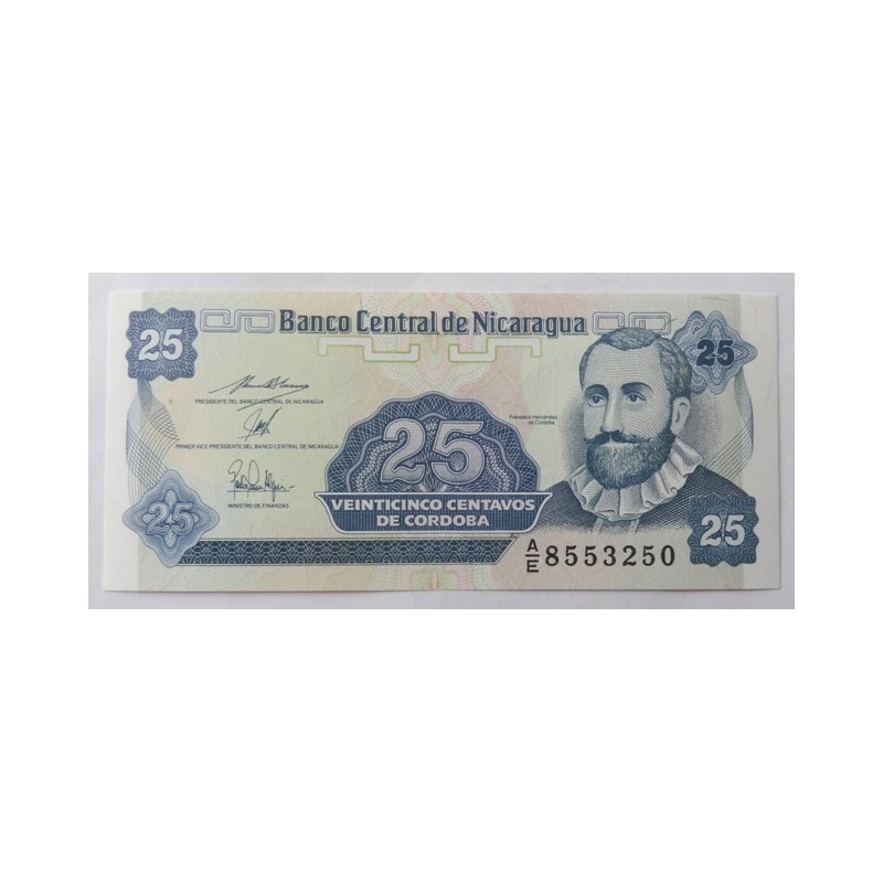 25 Centavos - 25 c (Nikaragua) / 1991 AE (v/A) / UNC /