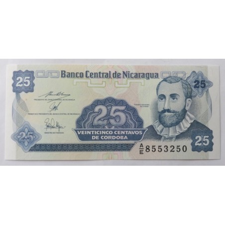 25 Centavos - 25 c (Nikaragua) / 1991 AE (v/A) / UNC /