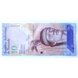 10 Bolívares - 10 B (Venezuela) / 2009 L / UNC /