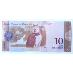 10 Bolívares - 10 B (Venezuela) / 2009 L / UNC /