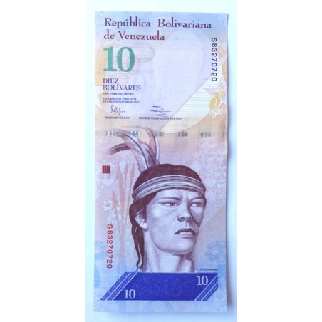 10 Bolívares - 10 B (Venezuela) / 2011 S / UNC /