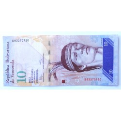 10 Bolívares - 10 B (Venezuela) / 2011 S / UNC /