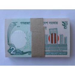 2 Taka - 2 ৳ (Bangladéš) / 2013 / UNC / 100 ks