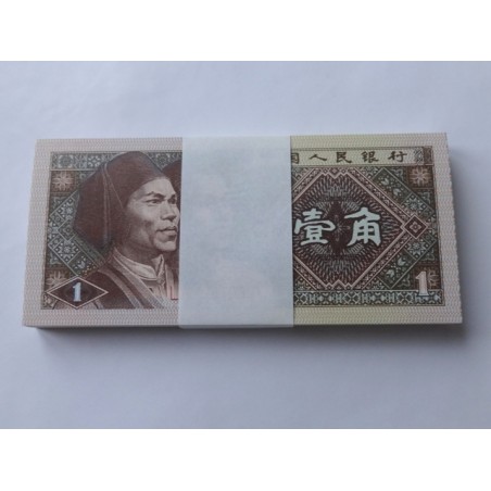 1 Jiao - 1 角 (Čína) / 1980 L6Z (v/B) / UNC / 100 ks