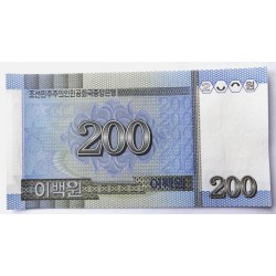 200 Won - 200 ₩ (Severní Korea) / 2005 (v/B) / UNC / 100 ks