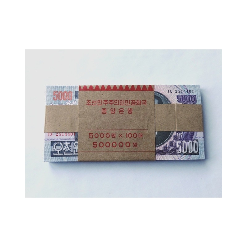 5000 Won - 5000 ₩ (Severní Korea) / 2006 (v/B) / UNC / 100 ks