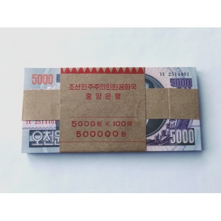 5000 Won - 5000 ₩ (Severní Korea) / 2006 (v/B) / UNC / 100 ks