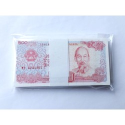 500 Dong - 500 ₫ (Vietnam) / 1988 MI (v/B) / UNC / 100 ks