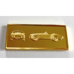 Investiční slitek / 2,6g Ag (plátováno Au) / 1966 A.C. Cobra