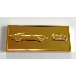 Investiční slitek / 2,6g Ag (plátováno Au) / 1968 Lamborghini Miura