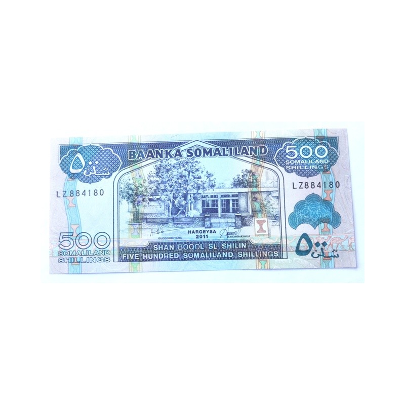 500 Shilin - 500 Sh (Somálsko) / 2011 LZ / UNC /