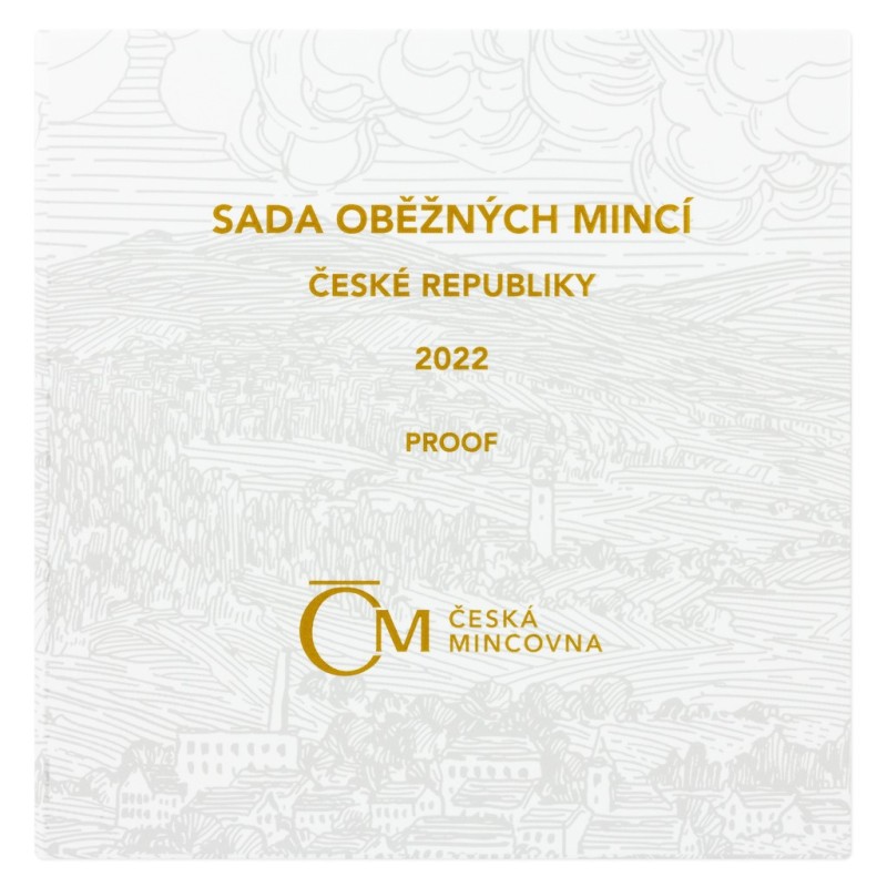 Sada oběžných mincí Česká republika / 2022 / PROOF