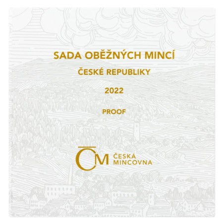 Sada oběžných mincí Česká republika / 2022 / PROOF