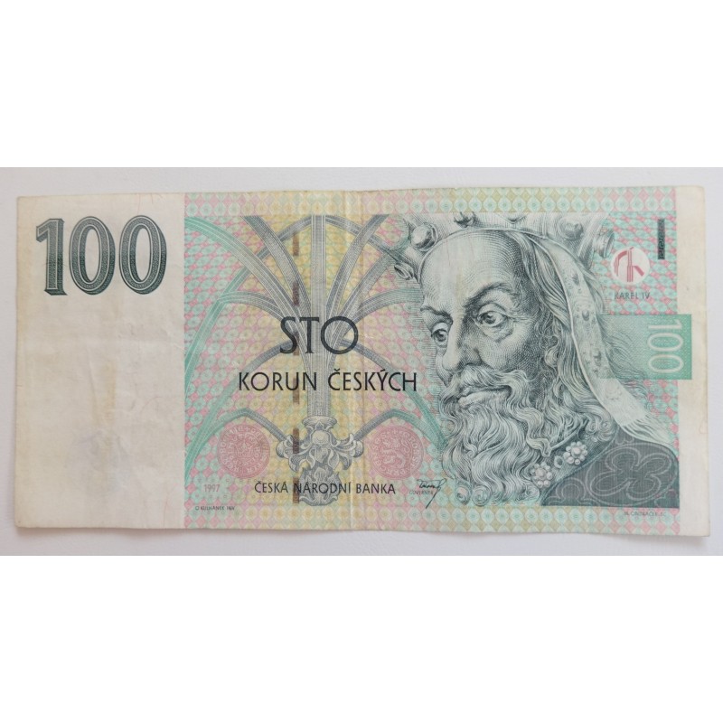 100 Korun - 100 Kč / 1997 H09 / * 2/2