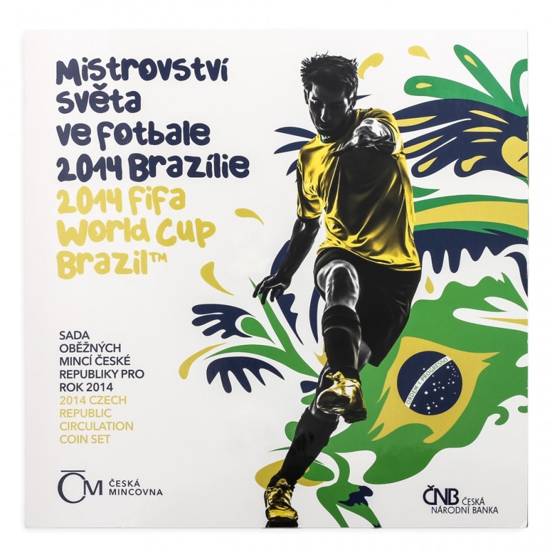 Sada oběžných minci Česká republika / 2014 / MS ve fotbale