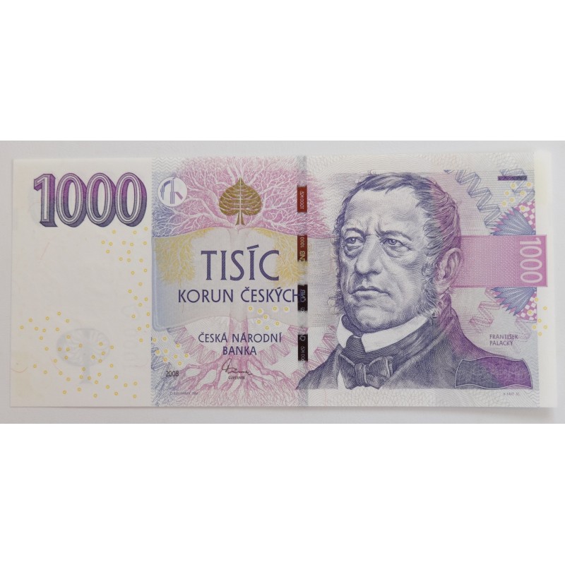 1000 Korun - 1000 Kč / 2008 J42 / UNC /