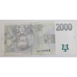 2000 Korun - 2000 Kč / 2007 Z67 / * 1/1