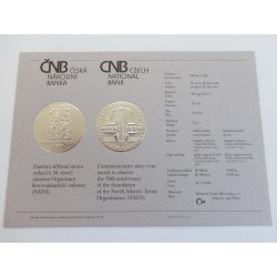 200 Korun - 200 Kč / 1999 / 50. výročí založení Organizace Severoatlantické smlouvy NATO / PROOF