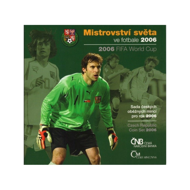 Sada oběžných minci Česká republika / 2006 / MS ve fotbale