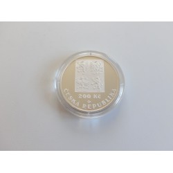 200 Korun - 200 Kč / 2001 / 100. výročí založení Českého fotbalového svazu / PROOF