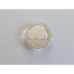 200 Korun - 200 Kč / 2002 / 550. výročí ustanovení Jiřího z Poděbrad zemským správcem / PROOF