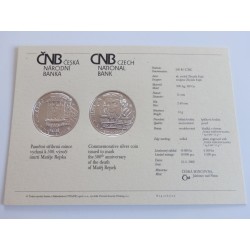 200 Korun - 200 Kč / 2006 / 500. výročí úmrtí Matěje Rejska / PROOF