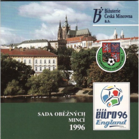 Sada oběžných minci Česká republika / 1996 / MS ve fotbale