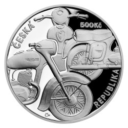 500 Korun - 500 Kč / 2022 / Motocykl Jawa 250 / PROOF