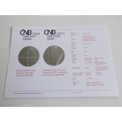 200 Korun - 200 Kč / 2021 / 100. výročí úmrtí Jana Janského / PROOF