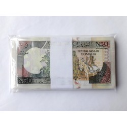 50 Shilin - 50 Sh (Somálsko) / 1991 XE / UNC / (100 ks)