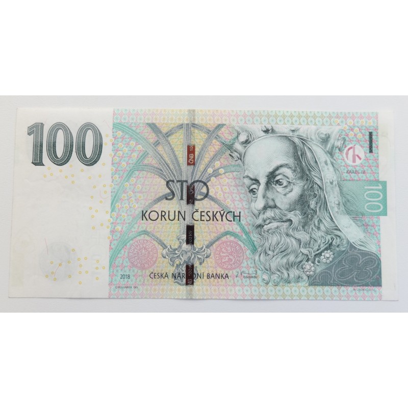 100 Korun - 100 Kč / 2018 N58 / UNC /