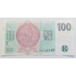 100 Korun - 100 Kč / 2018 N58 / UNC /