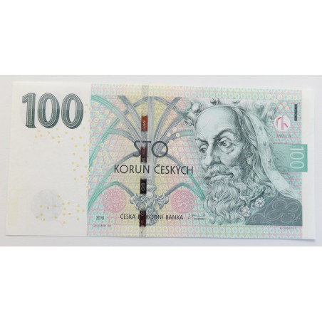 100 Korun - 100 Kč / 2018 N84 / UNC /