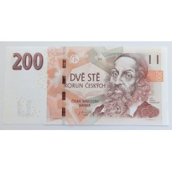 200 Korun - 200 Kč / 2018 X75 / UNC /