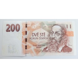 200 Korun - 200 Kč / 2018 W19 / UNC /