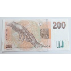 200 Korun - 200 Kč / 2018 W19 / UNC /