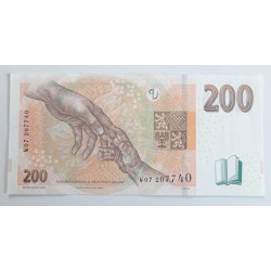 200 Korun - 200 Kč / 2018 W07 / UNC /