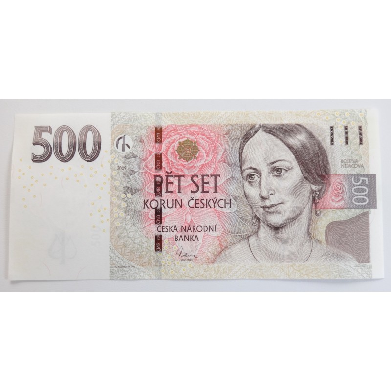 500 Korun - 500 Kč / 2009 R29 / UNC /